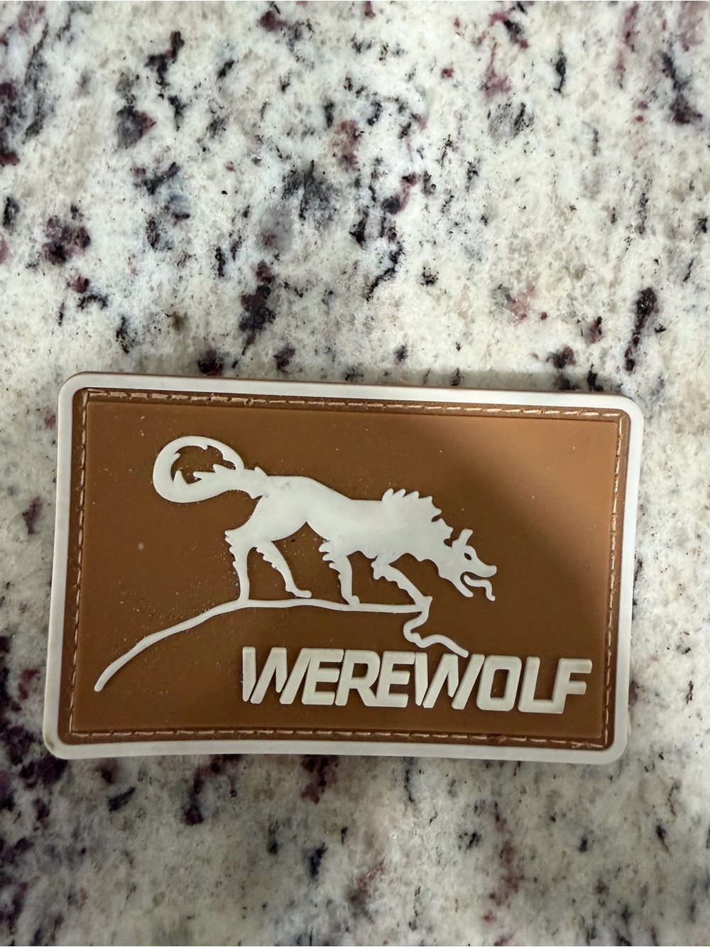 PVC Patch - Brown/White Men's Accessory